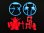 画像1: 星勇士アースランダー+ガードユニコーン・未切り（赤＋赤+青プラ） (1)