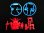 画像2: 星勇士アースランダー+ガードユニコーン・未切り（赤＋赤+青プラ） (2)