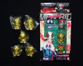 仮面ライダーデフォルメ倶楽部・金色全5色セット（指人形）