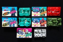 画像1: 森永キャラメル ディフォルメガンダム・5種セット（箱付・未組立）