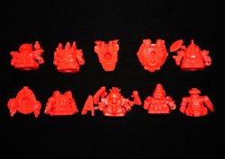 画像4: ガン消しマーク19・全10種フルコンプ（橙色）