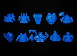 画像4: ガン消しマーク19・全10種フルコンプ（青色）