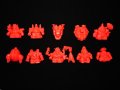 ガン消しマーク19・全10種フルコンプ（橙色）