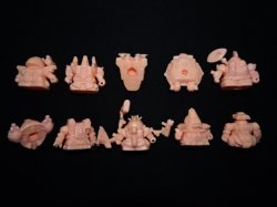 画像4: ガン消しマーク19・全10種フルコンプ（薄橙色）