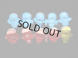 画像3:  かみつきばあちゃん・全5種フルコンプ（水色+クリア）