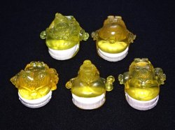 画像1:  かみつきばあちゃん・全5種フルコンプ（クリアイエロー）