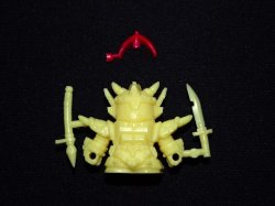 画像2: 武者頑鬼羅阿・未切り（緑+赤プラ）