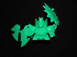 画像1: 地獄牙羅刹・未切り（緑）