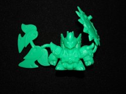 画像2: 地獄牙羅刹・未切り（緑）