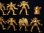 画像10: 聖闘士星矢消しゴム・8種セット（金色） (10)