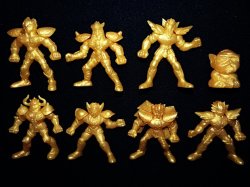 画像2: 聖闘士星矢消しゴム・8種セット（金色）