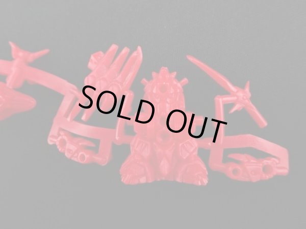 画像2: 機竜士スパークランダー・未切り（赤）「竜の守護神マーク1」