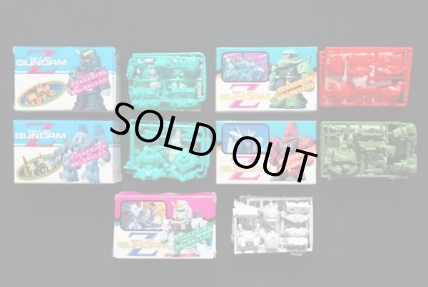 画像1: 森永キャラメル ディフォルメガンダム・5種セット（箱付・未組立）