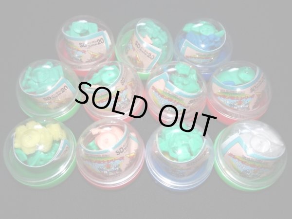 画像1: ガン消しマーク20・限定含む全11種（緑色）コンプ