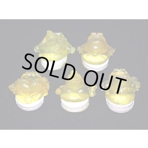 画像:  かみつきばあちゃん・全5種フルコンプ（クリアイエロー）