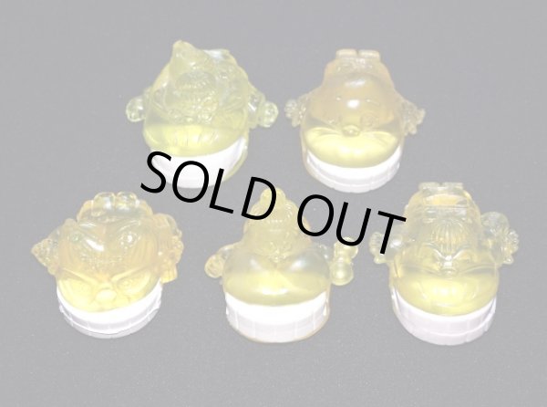 画像1:  かみつきばあちゃん・全5種フルコンプ（クリアイエロー）