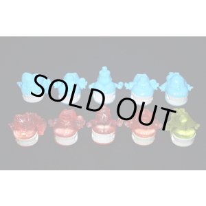 画像:  かみつきばあちゃん・全5種フルコンプ（水色+クリア）