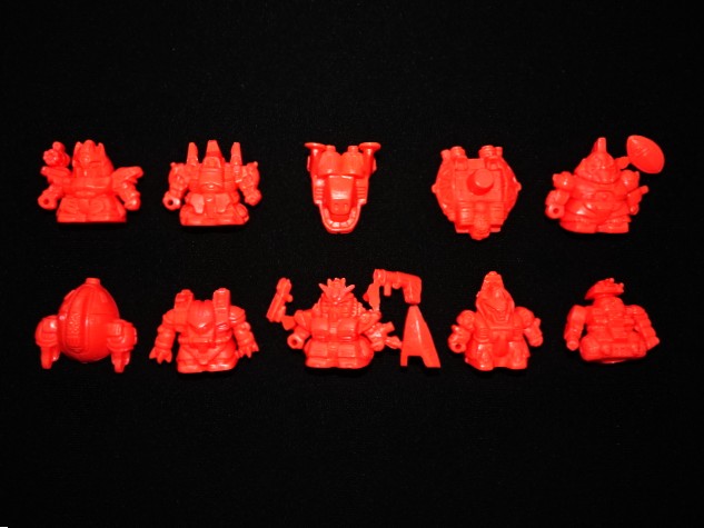 画像1: ガン消しマーク19・全10種フルコンプ（橙色）