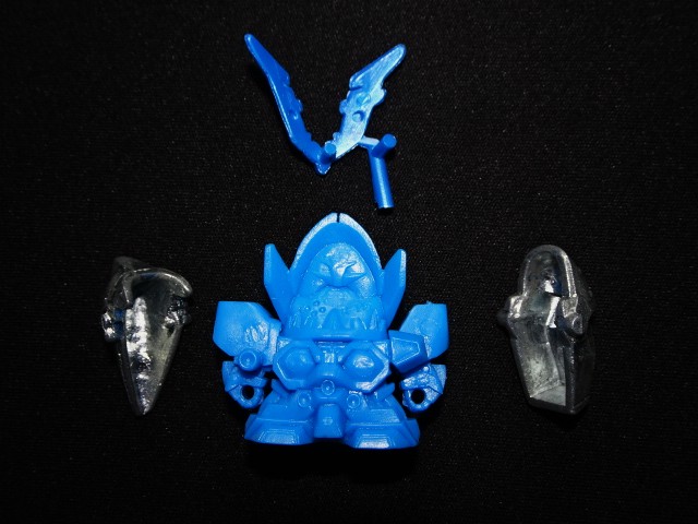 画像2: ガンダムメタルゾード・未切り（青+青プラ+ダイキャスト）
