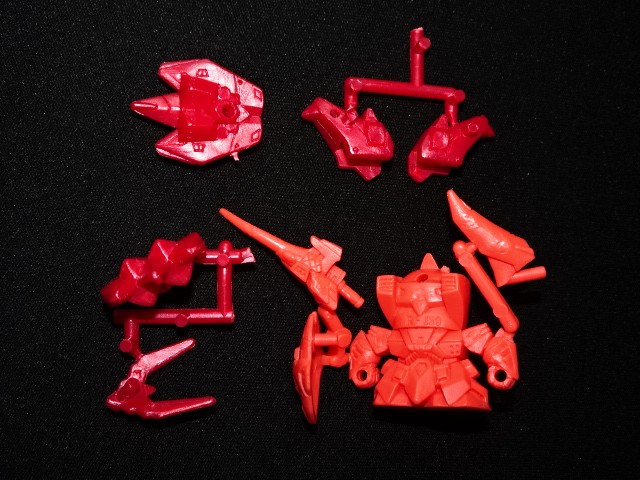 画像2: ブレイザーガンダム・未切り（橙+赤プラ）