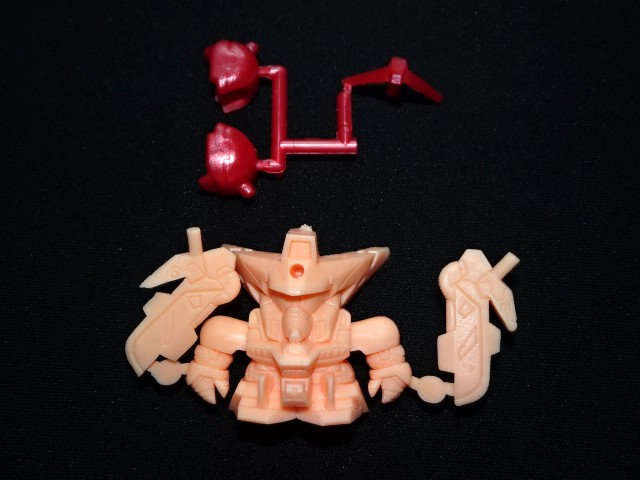 画像1: マスターガンダム・未切り（薄橙+赤プラ）