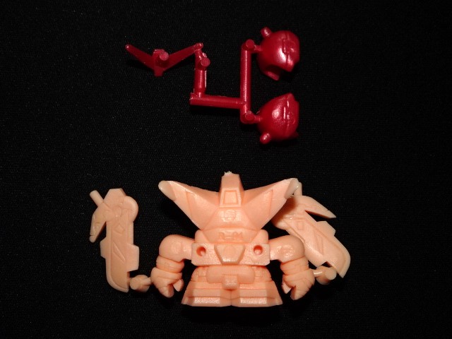画像2: マスターガンダム・未切り（薄橙+赤プラ）