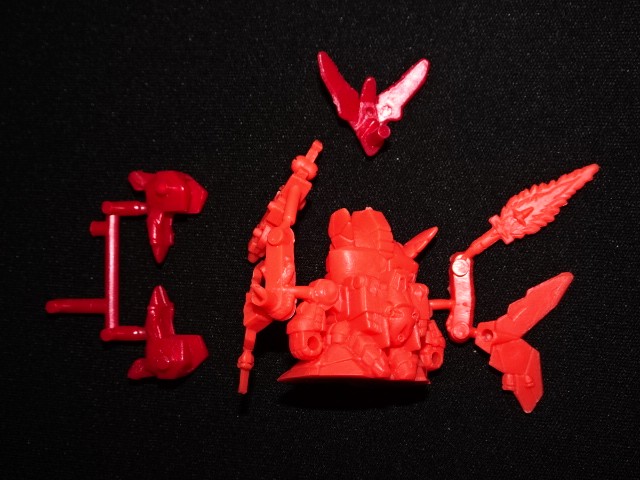 画像2: ゼクターガンダム・未切り（橙+赤プラ）